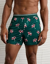 Caleçon boxeur à poche ultradoux père Noël pour hommes AEO