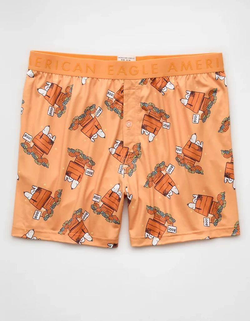 AEO Men's Halloween Snoopy Ultra Soft Pocket Boxer Short