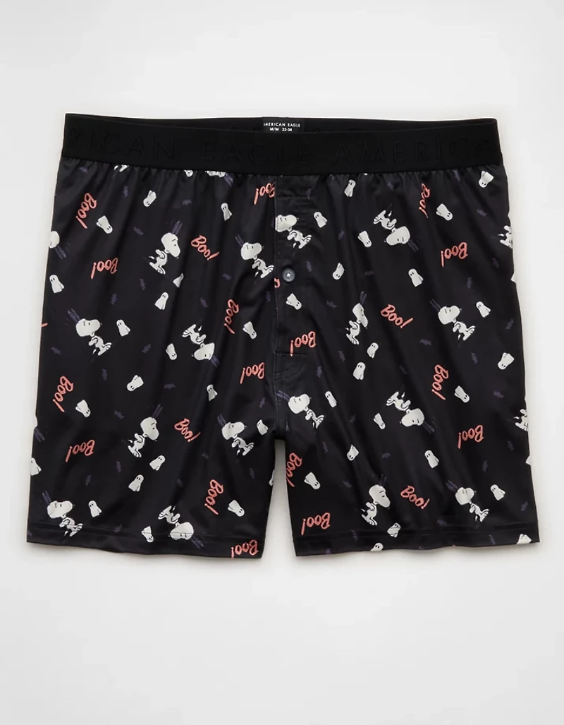 AEO Men's Halloween Snoopy Ultra Soft Pocket Boxer Short