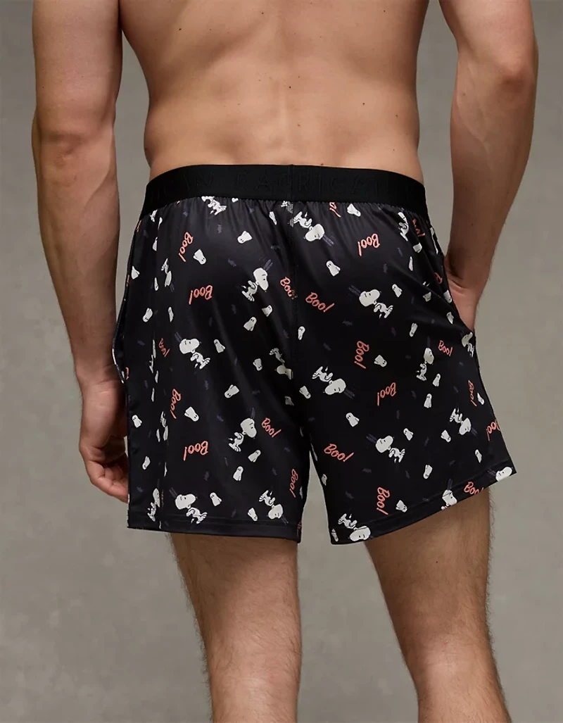 Caleçon boxeur à poche ultradoux Snoopy d'Halloween pour hommes AEO