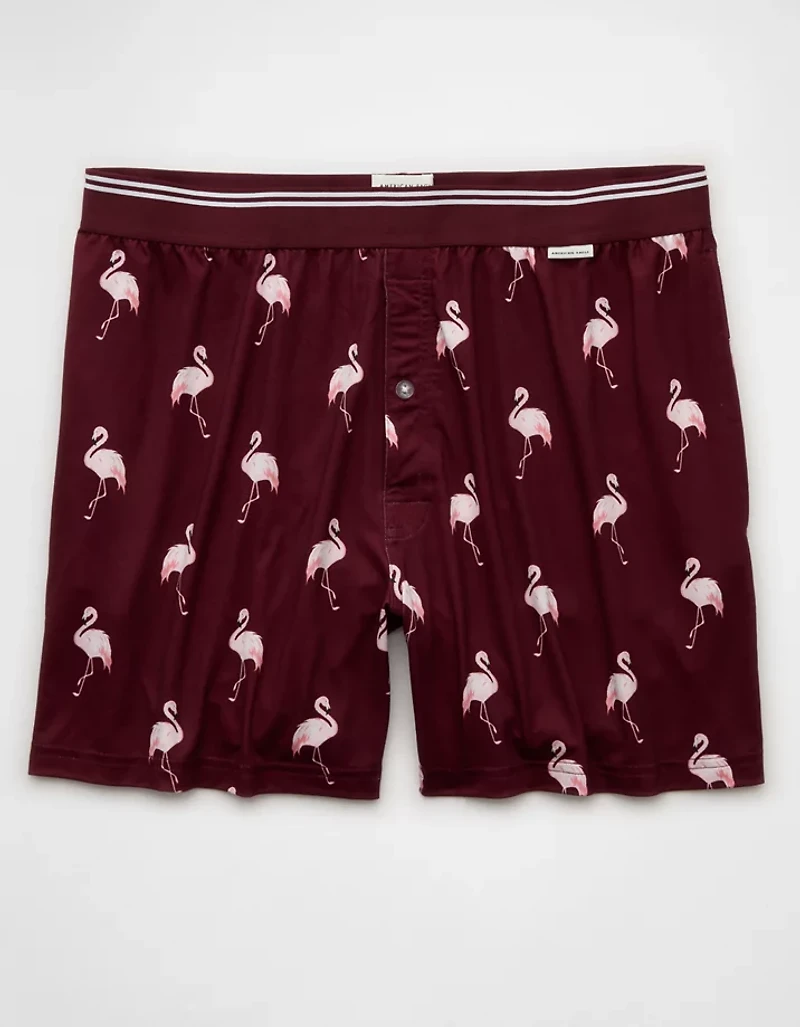 AEO Men's Flamingos Ultra Soft Pocket Boxer Short