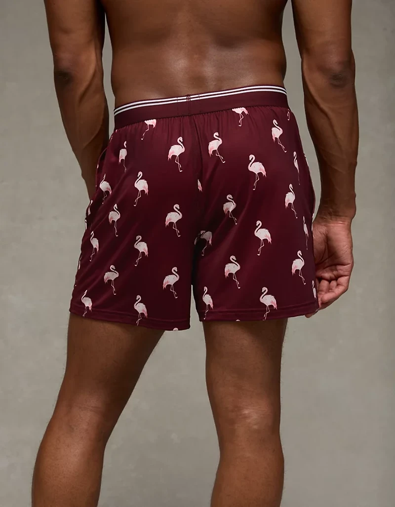 AEO Men's Flamingos Ultra Soft Pocket Boxer Short