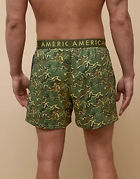 Caleçon boxeur à poche ultradoux camouflage AEO