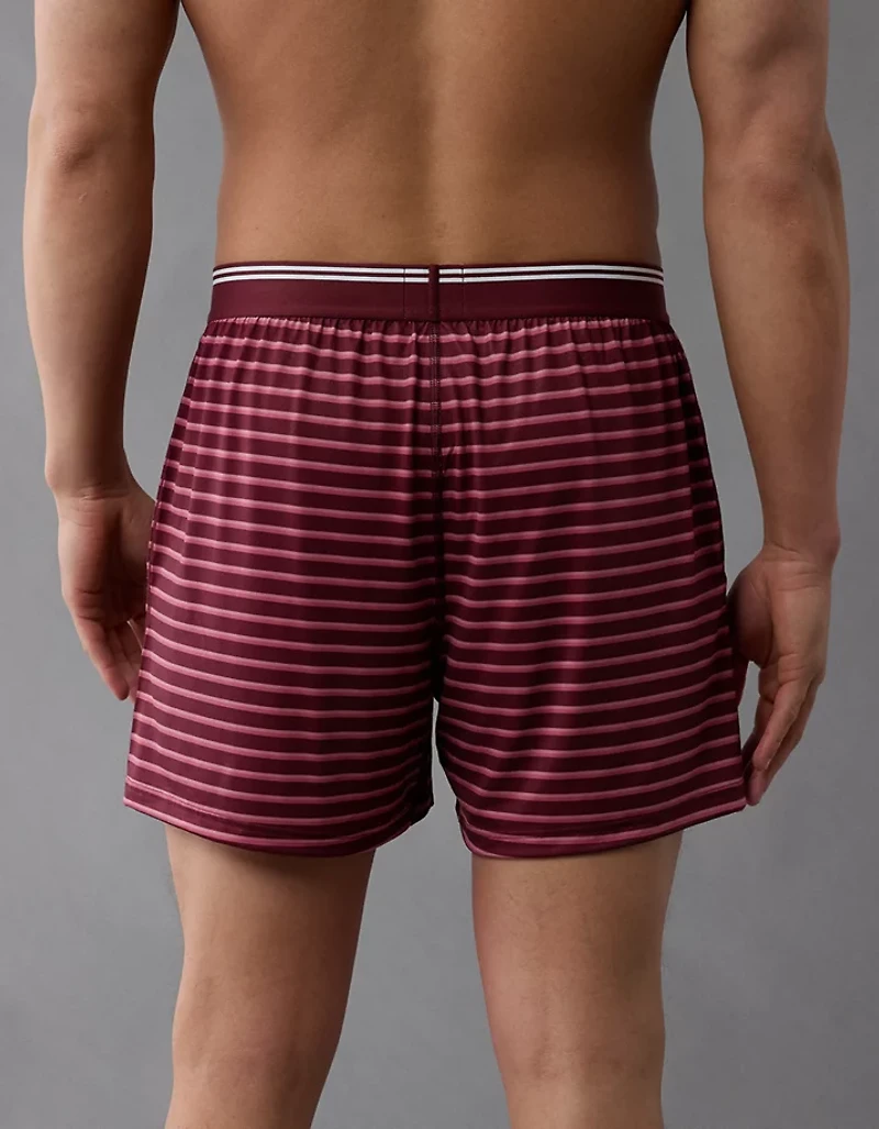 AEO Men's Striped Ultra Soft Pocket Boxer Short