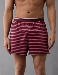AEO Men's Striped Ultra Soft Pocket Boxer Short