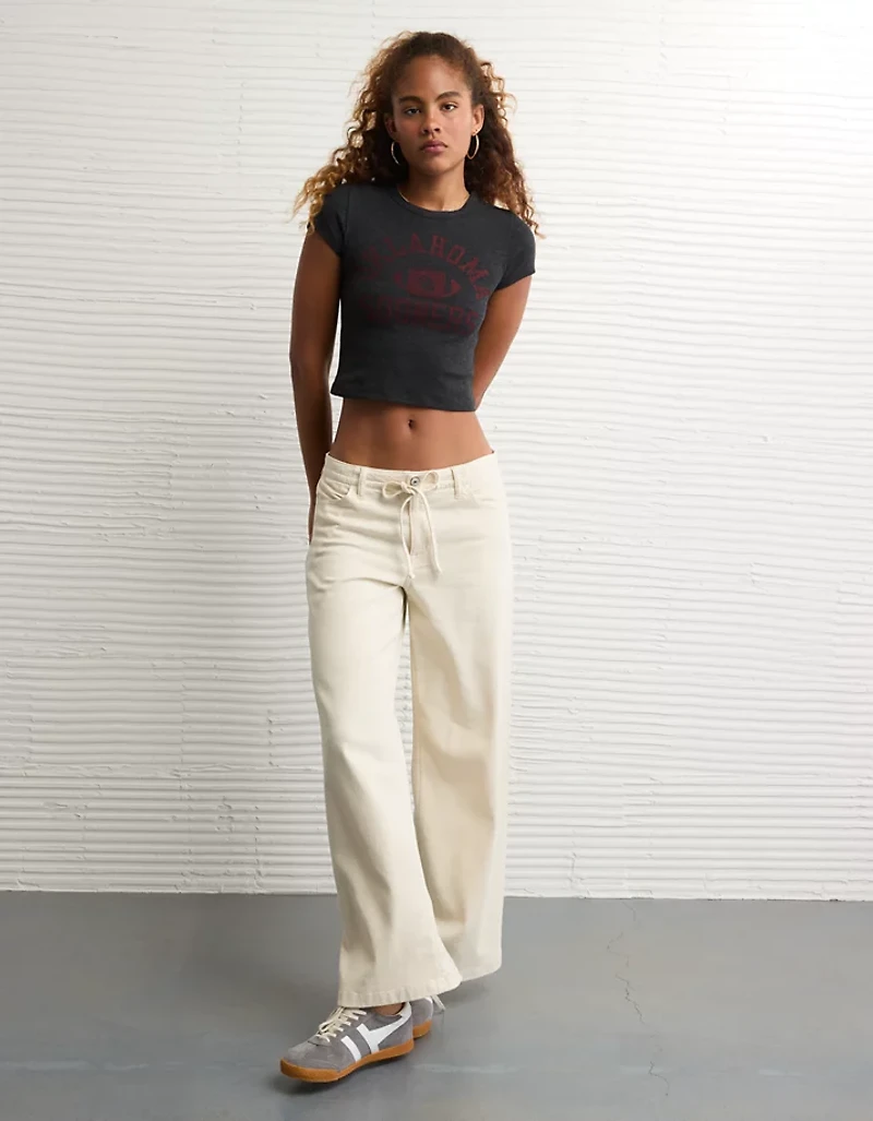 AE Graphic Cropped Baby Tee