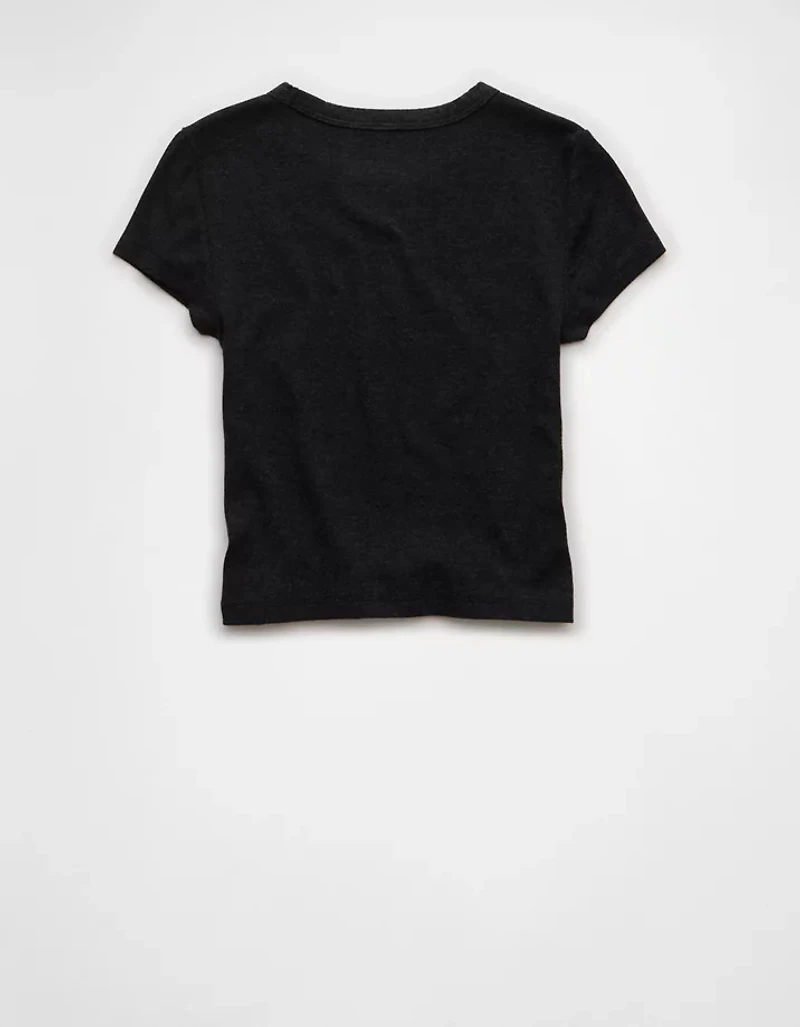 AE Ohio State Buckeyes Graphic Cropped Baby Tee