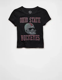 AE Ohio State Buckeyes Graphic Cropped Baby Tee
