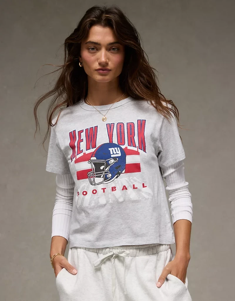 T-shirt à image NFL Giants de New York ancien petit ami AE