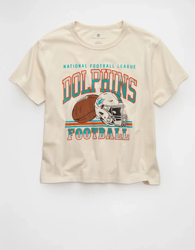 T-shirt à image NFL Dolphins de Miami ancien petit ami AE