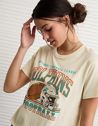 T-shirt à image NFL Dolphins de Miami ancien petit ami AE