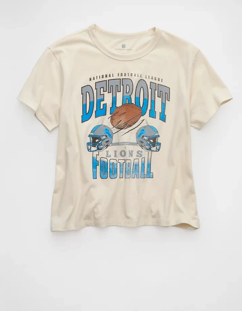 T-shirt à image NFL Lions de Détroit ancien petit ami AE