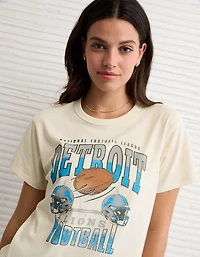 T-shirt à image NFL Lions de Détroit ancien petit ami AE