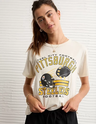 T-shirt à image NFL Steelers de Pittsburgh ancien petit ami AE