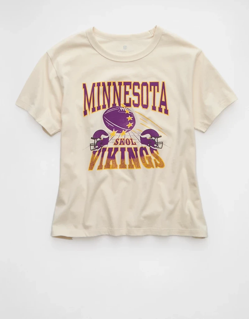 T-shirt à image NFL Vikings du Minnesota ancien petit ami AE