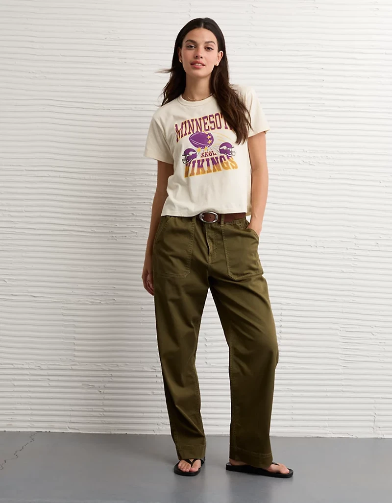 T-shirt à image NFL Vikings du Minnesota ancien petit ami AE