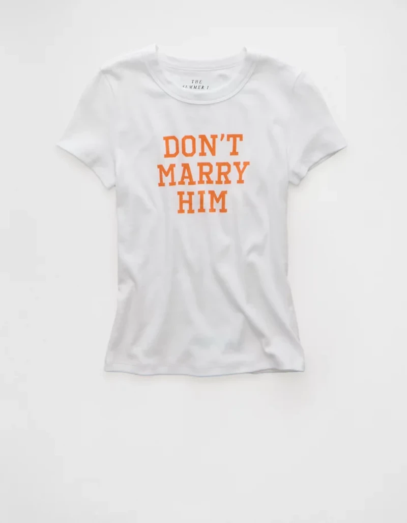 AE x The Summer I Turned Pretty Graphic Hey Baby Tee