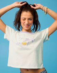 T-shirt court à imprimé Smiley® | AE