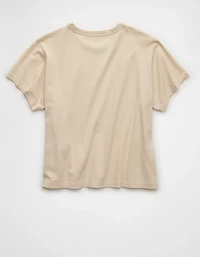 AE | Smiley® Cropped Graphic T-Shirt