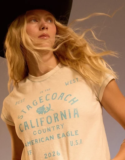 AE x Stagecoach Graphic Shrunken T-Shirt