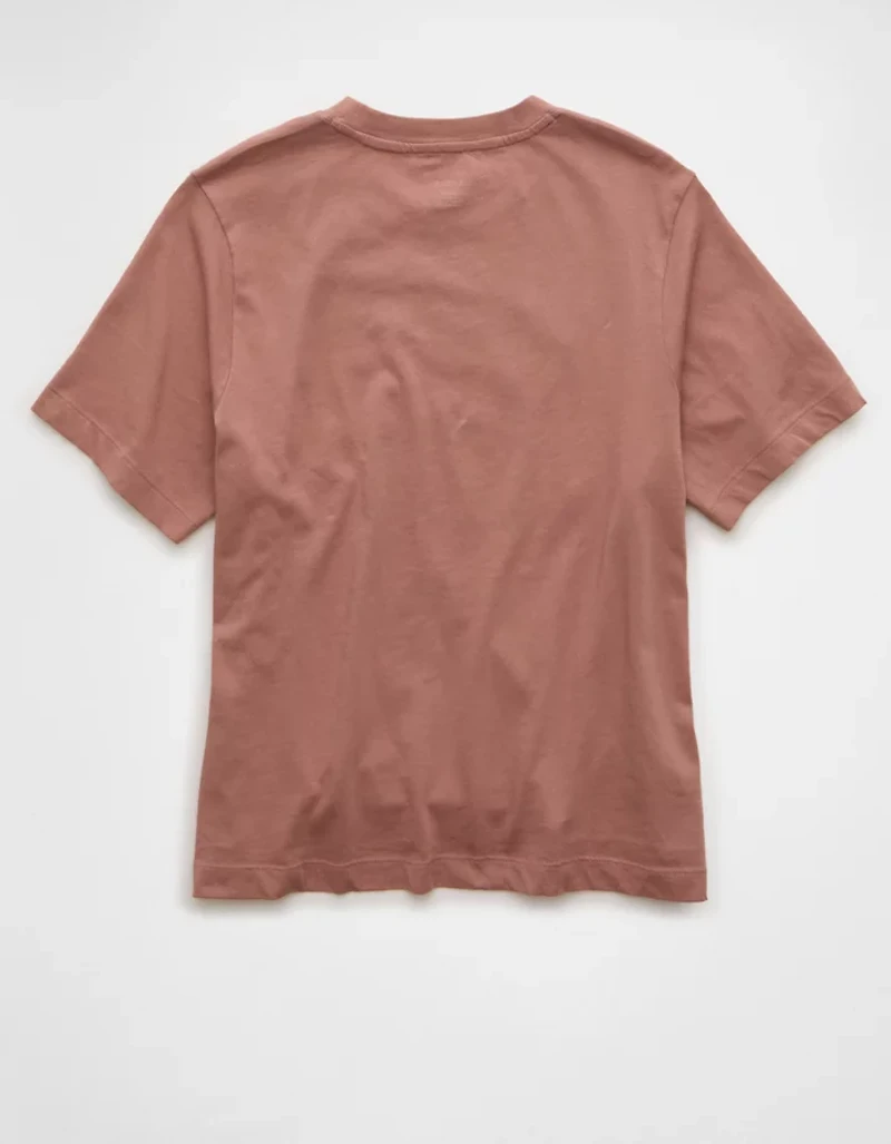 T-shirt à image en velours AE