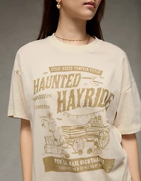 AE Oversized Halloween Graphic T-Shirt