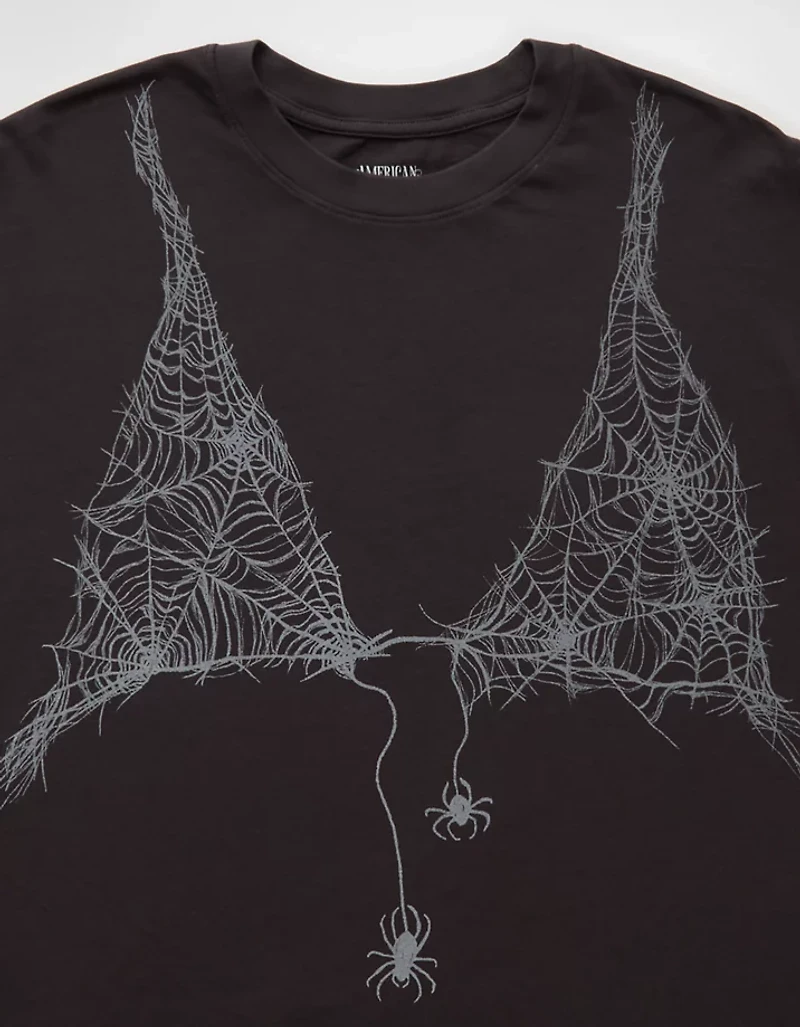 AE Oversized Halloween Graphic T-Shirt