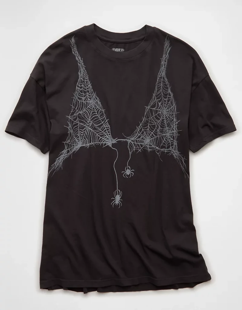 AE Oversized Halloween Graphic T-Shirt