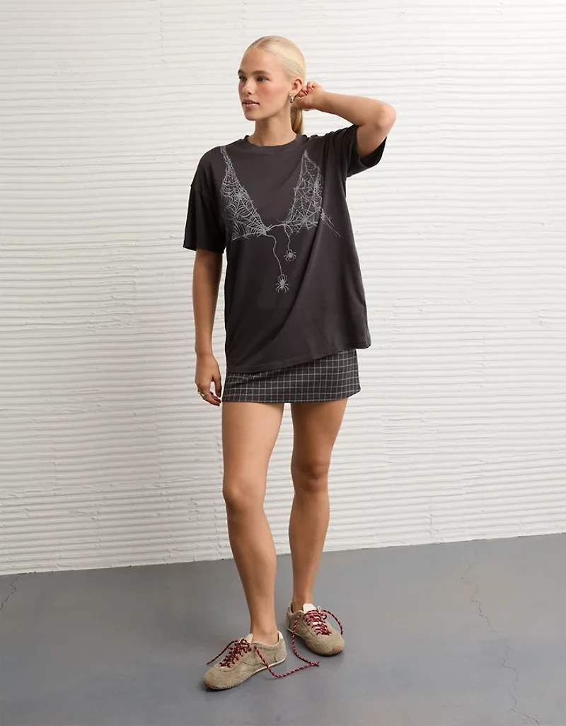 AE Oversized Halloween Graphic T-Shirt