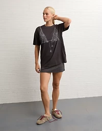 AE Oversized Halloween Graphic T-Shirt