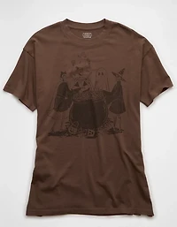 AE Oversized Halloween Graphic T-Shirt