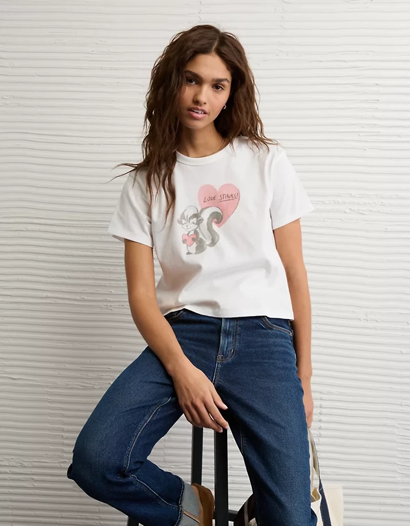 T-shirt à imprimé ex-petit ami AE