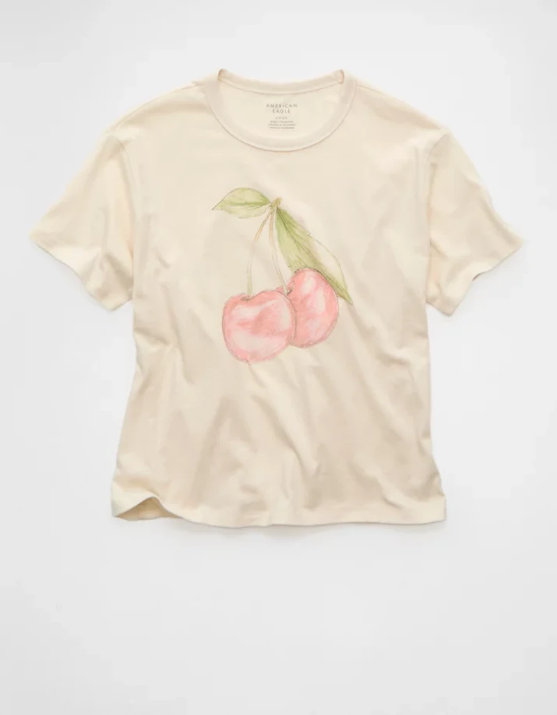 T-shirt à image aliment ex-petit ami AE