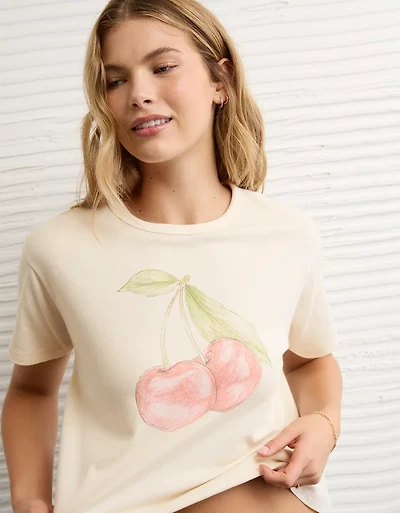T-shirt à image aliment ex-petit ami AE