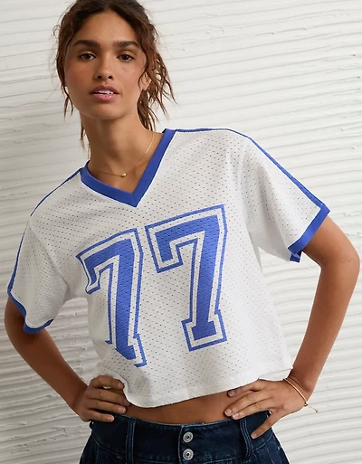 T-shirt en maille à image AE