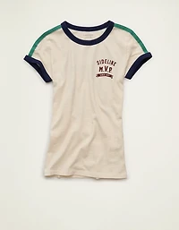AE Fitted Graphic Ringer T-Shirt