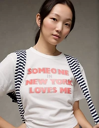 T-shirt à imprimé ex-petit ami AE