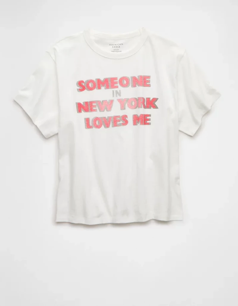T-shirt à imprimé ex-petit ami AE