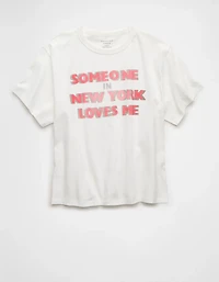 T-shirt à imprimé ex-petit ami AE