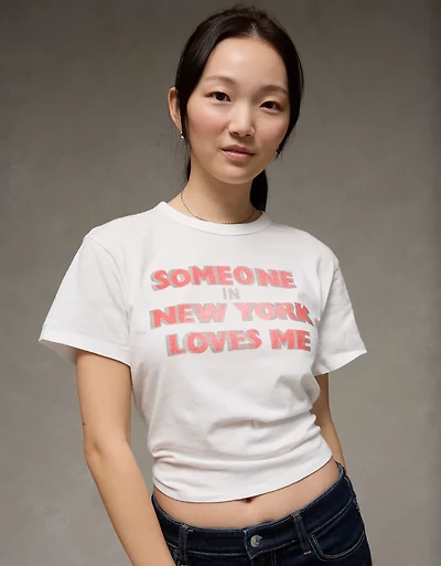 T-shirt à imprimé ex-petit ami AE