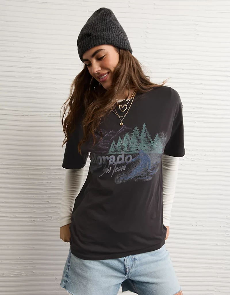 AE Colorado Oversized Graphic T-Shirt