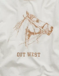 AE Western Graphic Hey Baby Tee