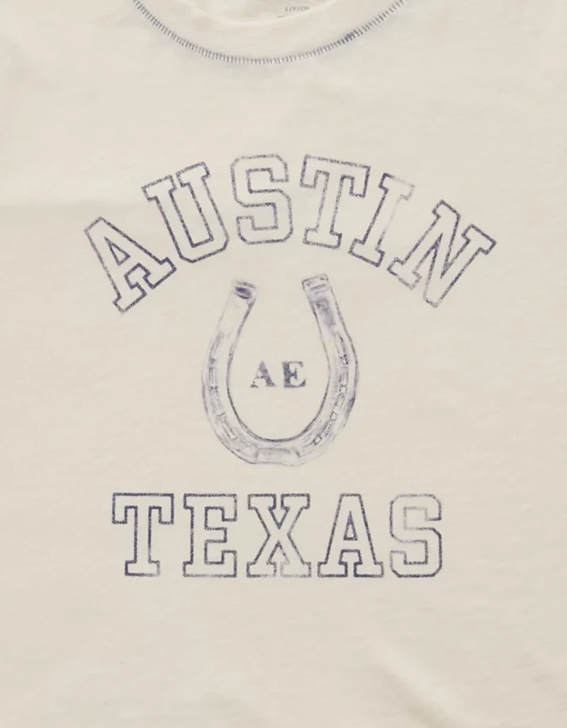 AE Western Graphic Shrunken Tee