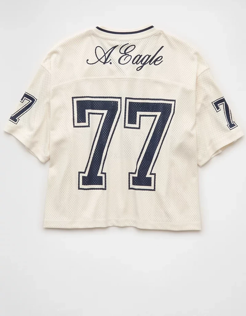 T-shirt à imprimé en jersey maille AE