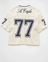 T-shirt à imprimé en jersey maille AE