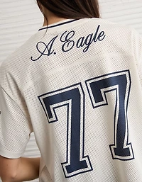 T-shirt à imprimé en jersey maille AE