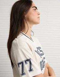 T-shirt à imprimé en jersey maille AE