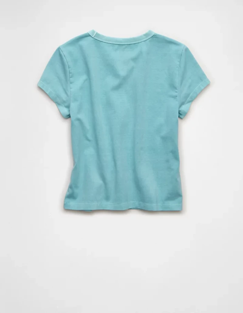 T-shirt court ajusté à imprimé AE