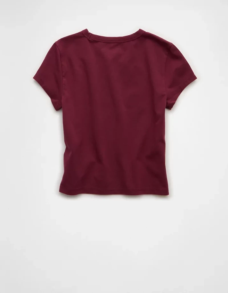 AE Fitted Cropped Graphic T-Shirt