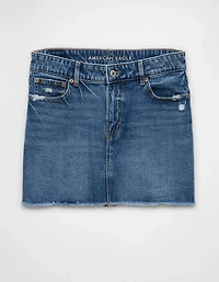 AE Stretch High-Waisted Perfect Denim Mini Skirt